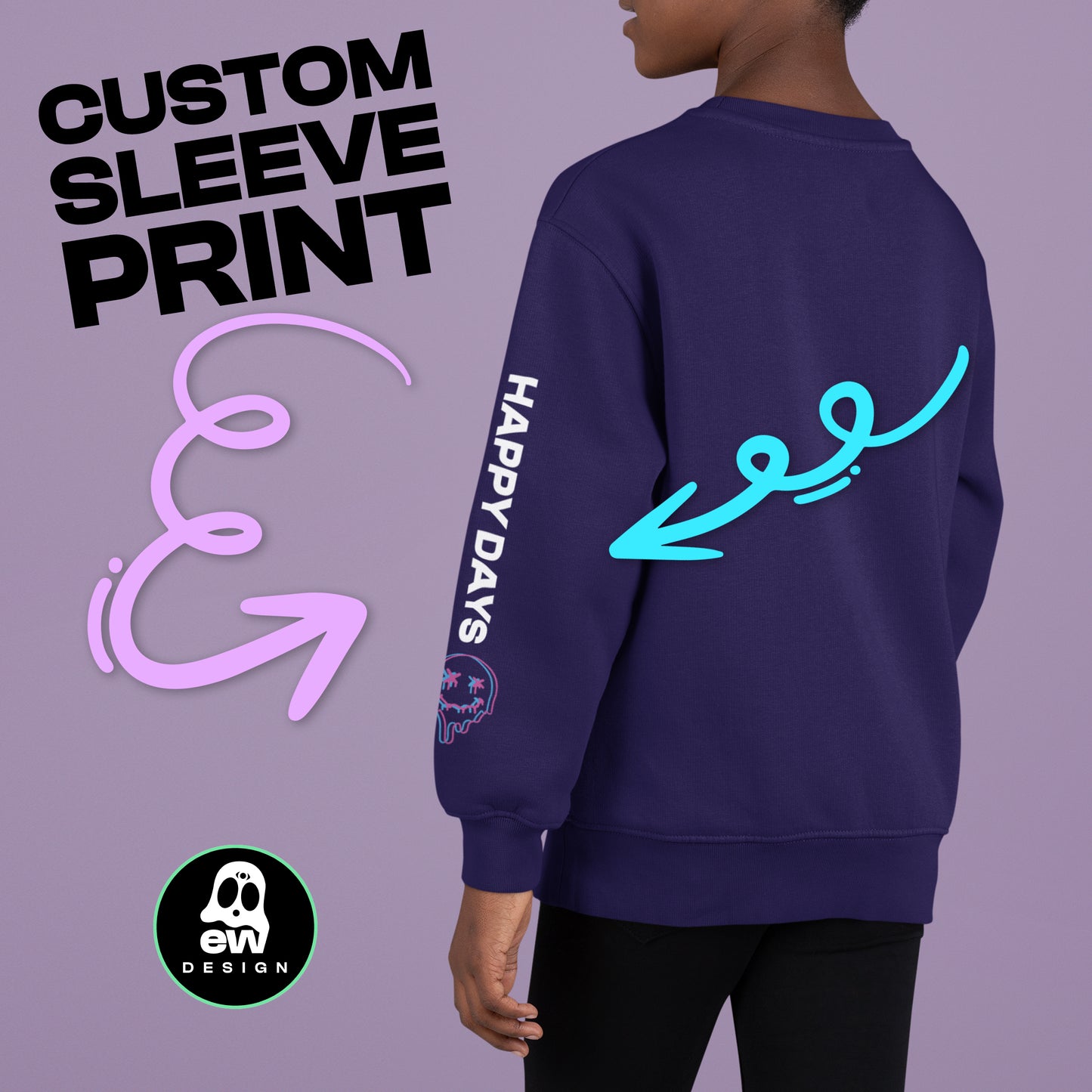 Youth Crewneck Sweatshirt - Customize Design