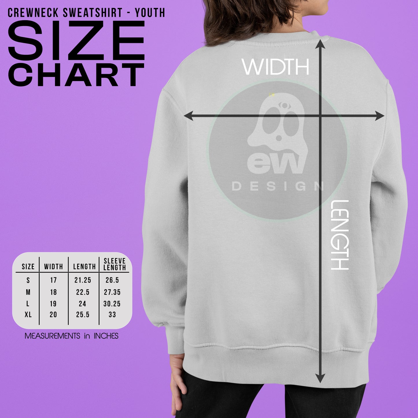 Youth Crewneck Sweatshirt - Customize Design