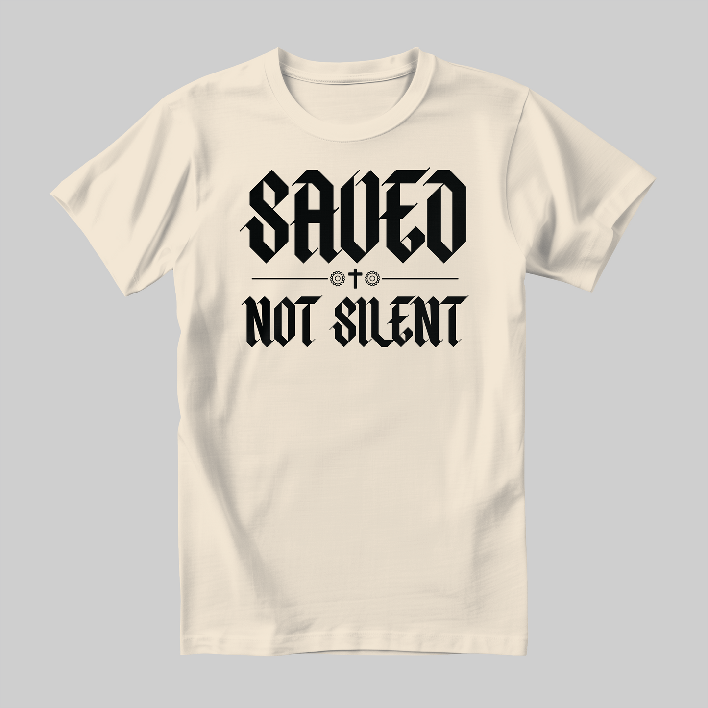 Saved Not Silent T-Shirt Black