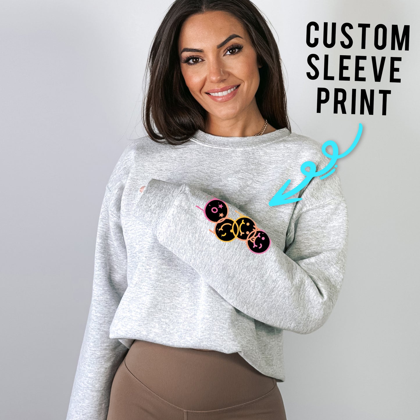 Sweatshirt - Custom Design - Oversized and Fitted Style - Womens