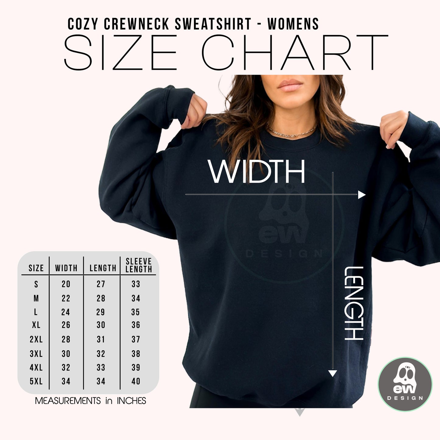 Sweatshirt - Custom Design - Oversized and Fitted Style - Womens