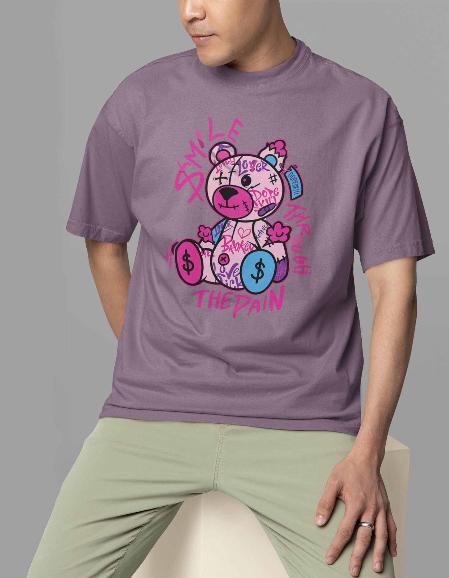 Band Style - Oversized T-Shirt - Custom Design - Mens