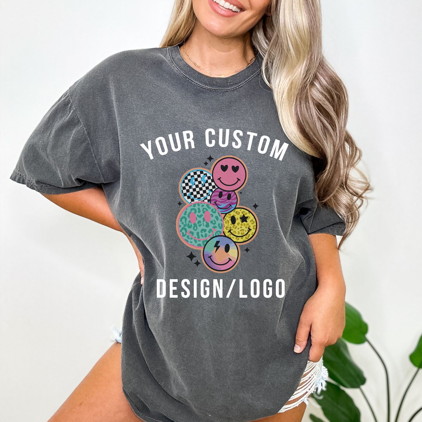 Band Style - Oversized T-Shirt - Custom Design - Womens