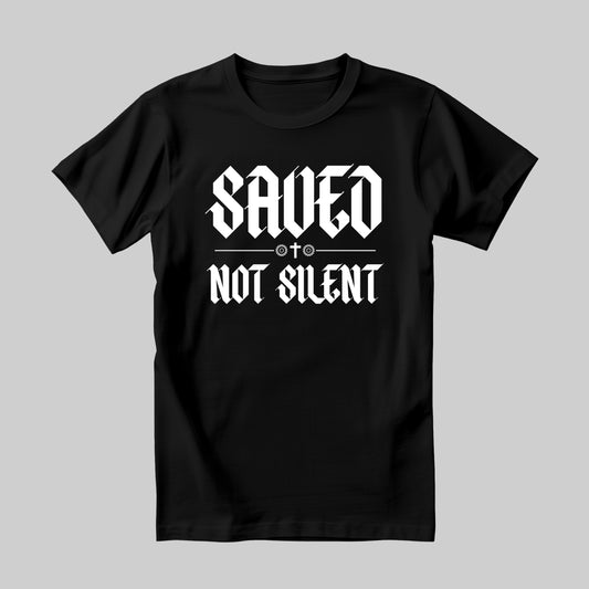 Save Not Silent T-Shirt Black